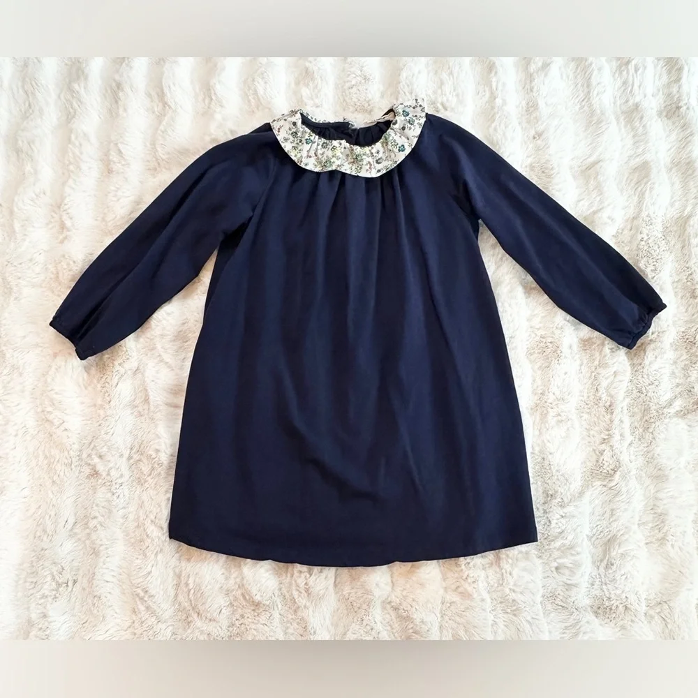 Floral Peter PanCollar Dress - Picture 1 of 4